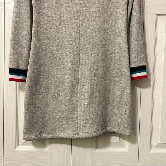 Sol Angeles Flag Roma Sweater Dress Striped Knit Midi French Terry Size Small - Picture 6 of 13